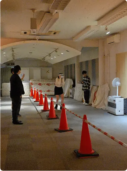 体験型サイエンスイベントでのデジタルお化け屋敷体験